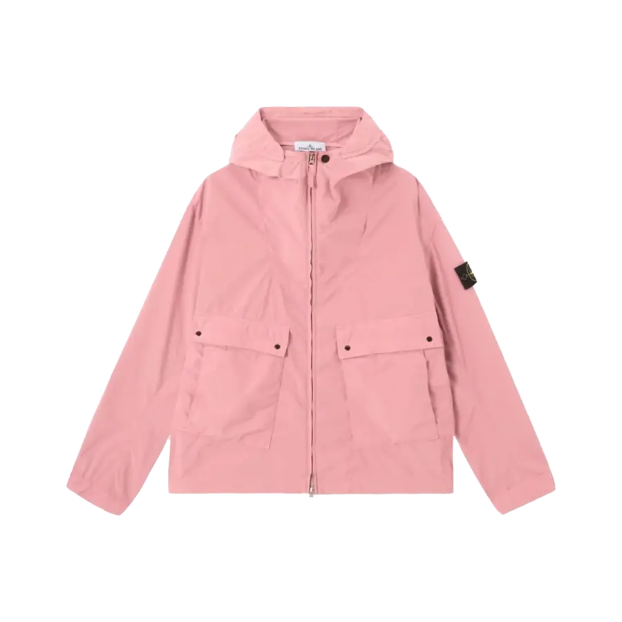 Stone Island giacca a vento rosa quarzo